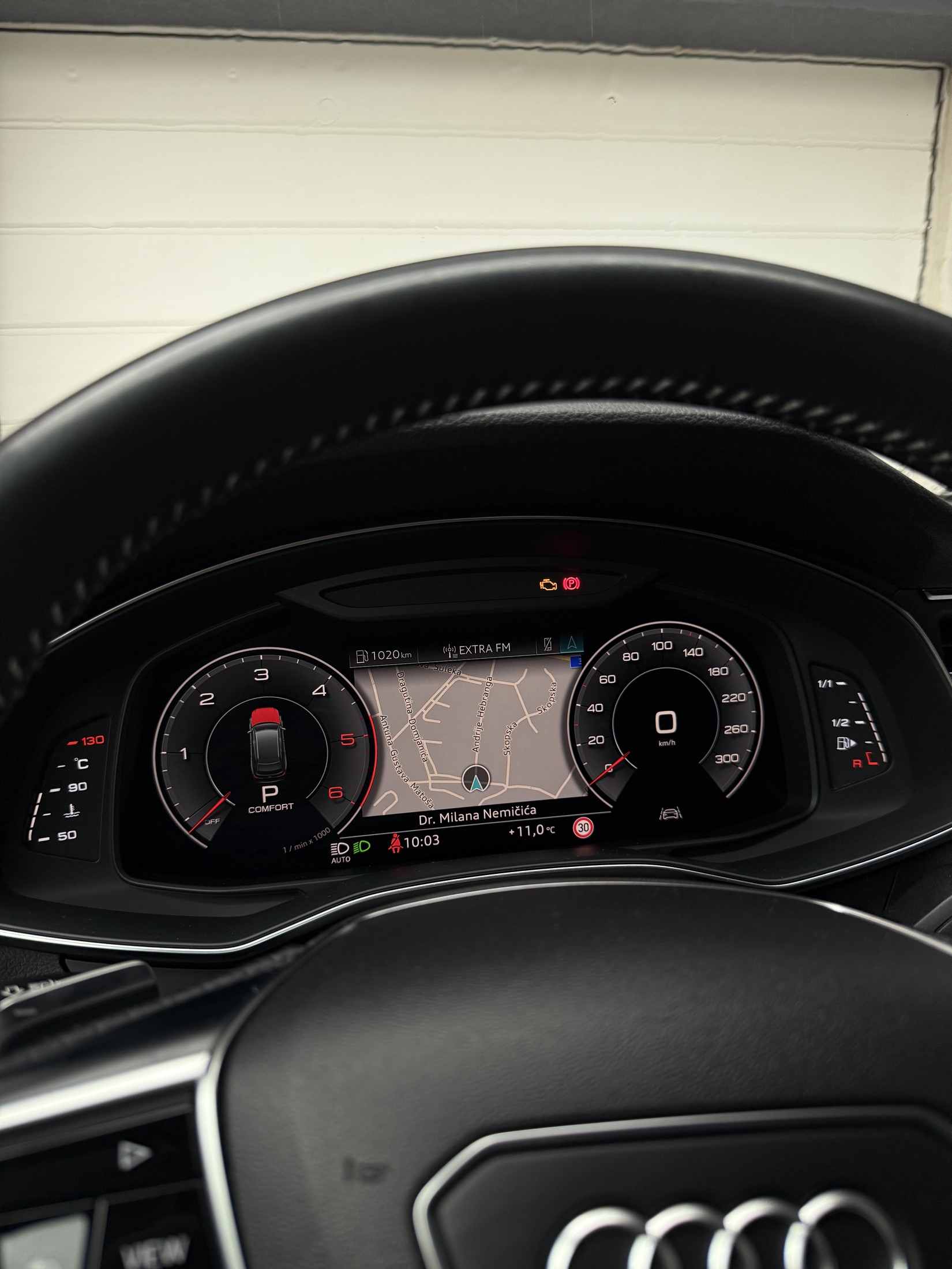 Audi A6 C8 kokpit